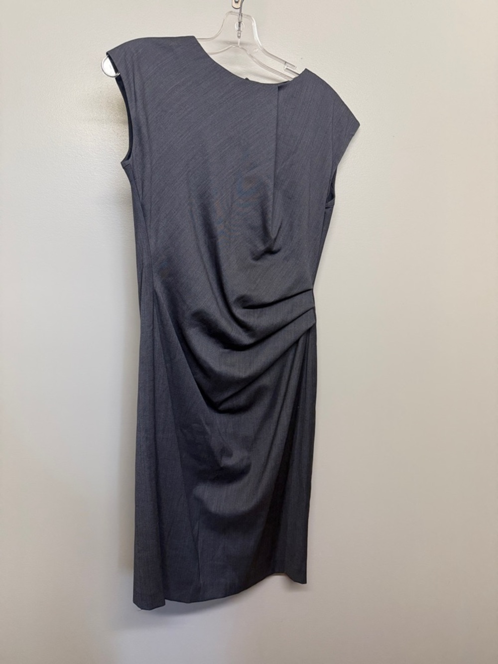 Tiger of Sweden Wool Blend Luxurious Gray Midi Pencil Dress